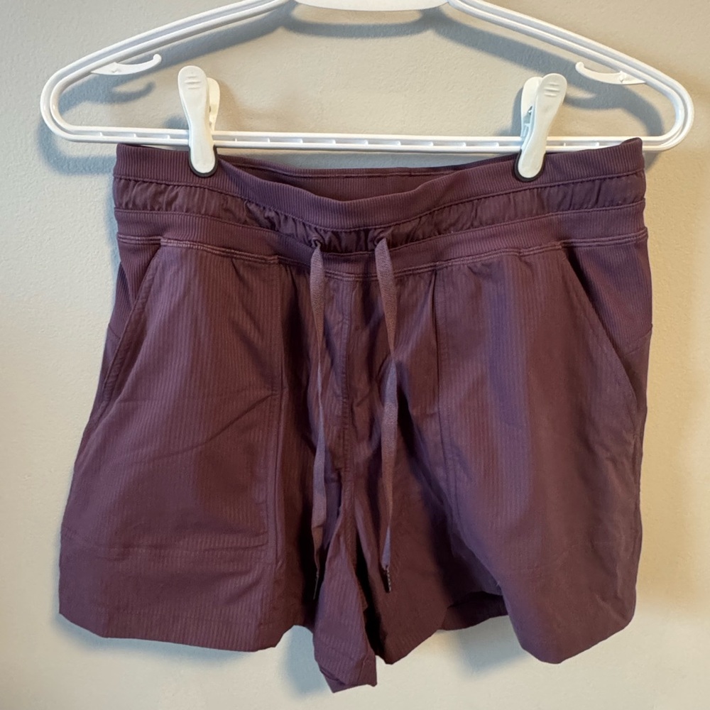 Lululemon Plum Athletic Baggy Shorts